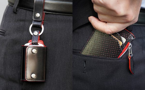 Completely original smart key holder and fragment case with a sporty feel