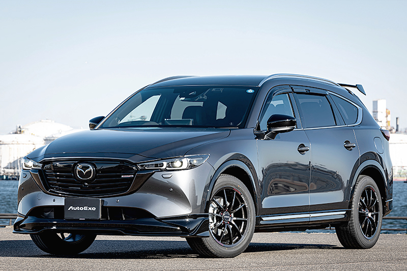 Mazda CX-8 KG-07 dengan perlengkapan gaya