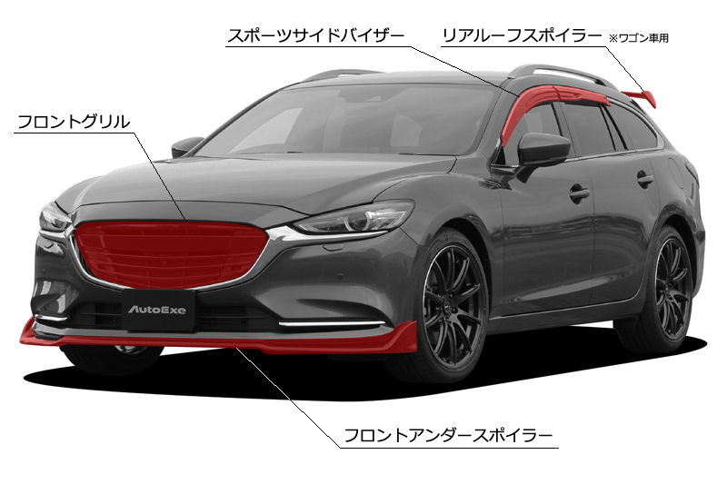 輝く高品質な SPOON リジットカラー リジカラ マツダ MAZDA セダン GJEFW 個数