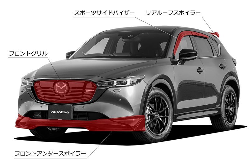 Good - Mazda CX-5 with body kit from the tuner DAMD