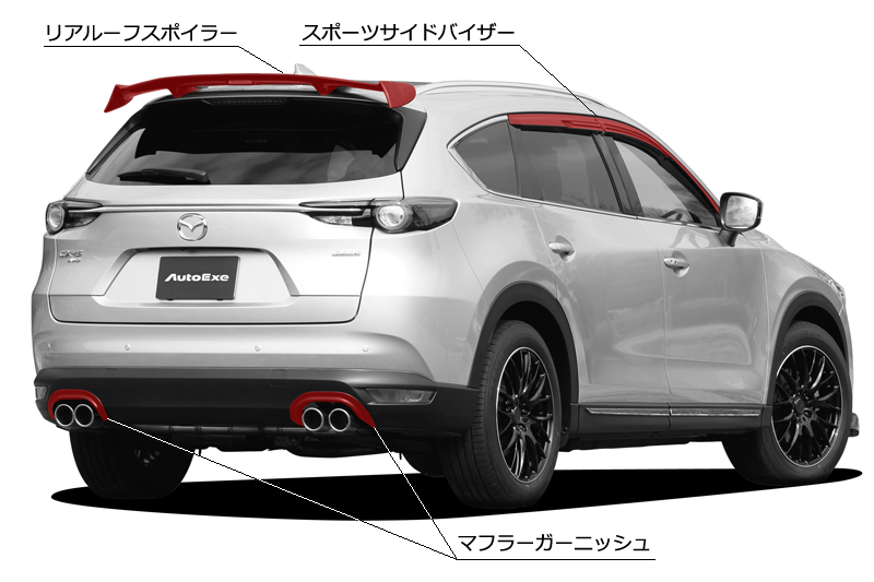 AutoExe Inc. Bodykit am Mazda CX-8 (KG) SUV!