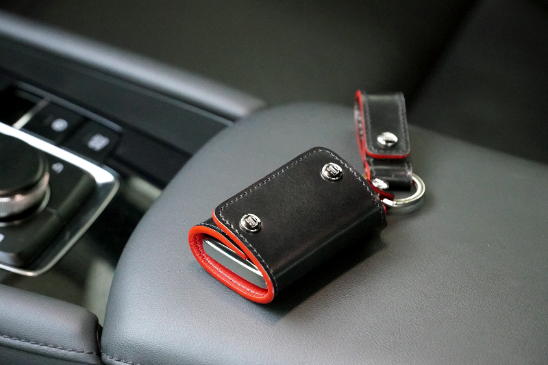 Leather Key Holder / Fragment Case  AutoExe Mazda Tuning & Customization