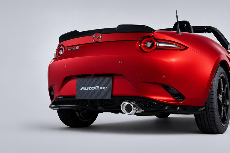 MAZDA SPIRIT RACING ROADSTERに、プレミアテールマフラー適合追加
