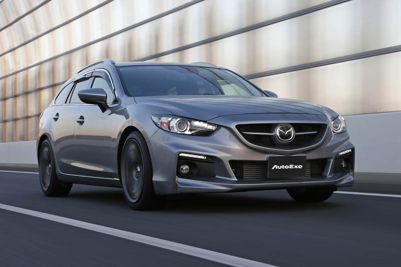 売れ筋がひ！ AutoExe オートエクゼ ドアハンドルカバー 前後セット MAZDA6 マツダ6 アテンザ ワゴン GJEFW GJ5FW  GJ2FW GJ2AW A001620-20